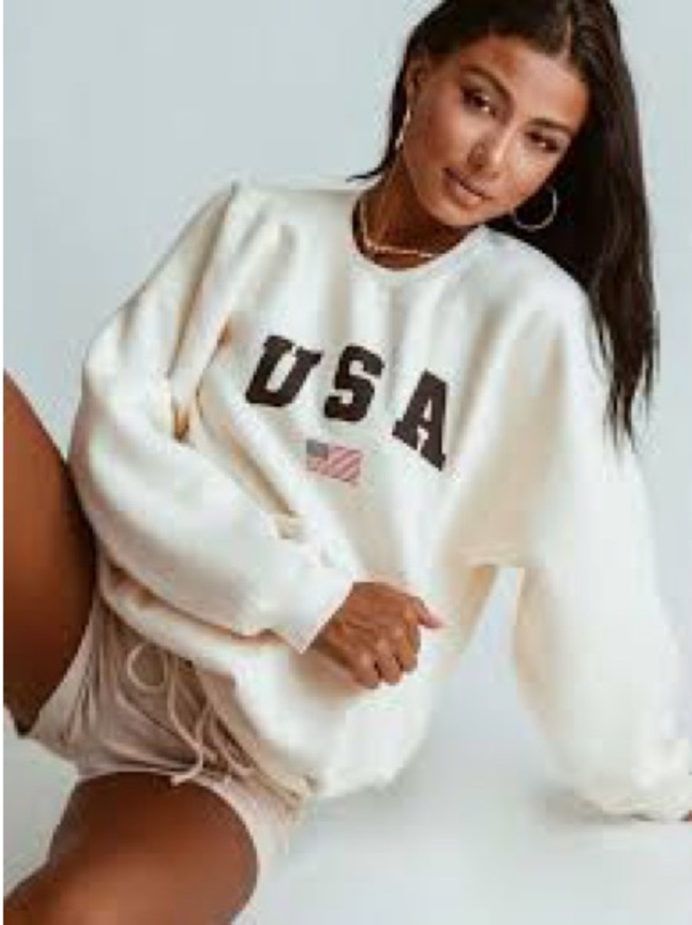 Princess Polly USA Oversized Sweatshirt